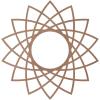 image16quotOD x 6 18quotID x 14quotT Eleanor Wood Fretwork Pierced Ceiling Medallion BirchWood Paint Grade