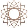 image16quotOD x 6 18quotID x 14quotT Eleanor Wood Fretwork Pierced Ceiling Medallion BirchWood Paint Grade