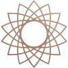 image16quotOD x 6 18quotID x 14quotT Eleanor Wood Fretwork Pierced Ceiling Medallion BirchWood Paint Grade
