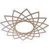 image16quotOD x 6 18quotID x 14quotT Eleanor Wood Fretwork Pierced Ceiling Medallion BirchWood Paint Grade
