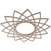 image16quotOD x 6 18quotID x 14quotT Eleanor Wood Fretwork Pierced Ceiling Medallion BirchWood Paint Grade