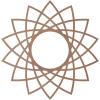 image16quotOD x 6 18quotID x 14quotT Eleanor Wood Fretwork Pierced Ceiling Medallion BirchWood Paint Grade