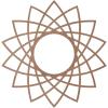 image16quotOD x 6 18quotID x 14quotT Eleanor Wood Fretwork Pierced Ceiling Medallion BirchWood Paint Grade