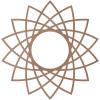 image16quotOD x 6 18quotID x 14quotT Eleanor Wood Fretwork Pierced Ceiling Medallion BirchWood Paint Grade