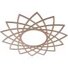 image16quotOD x 6 18quotID x 14quotT Eleanor Wood Fretwork Pierced Ceiling Medallion BirchWood Paint Grade
