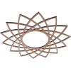 image16quotOD x 6 18quotID x 14quotT Eleanor Wood Fretwork Pierced Ceiling Medallion BirchWood Paint Grade