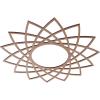 image16quotOD x 6 18quotID x 14quotT Eleanor Wood Fretwork Pierced Ceiling Medallion BirchWood Paint Grade