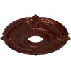 image18quotOD x 4quotID x 58quotP Attica Ceiling Medallion Fits Canopies up to 5quotAntique Copper Metallic Series