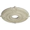 image18quotOD x 4quotID x 58quotP Attica Ceiling Medallion Fits Canopies up to 5quotClear Yellow Flat Finish