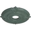 image18quotOD x 4quotID x 58quotP Attica Ceiling Medallion Fits Canopies up to 5quotCloud Burst Flat Finish