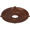 image18quotOD x 4quotID x 58quotP Attica Ceiling Medallion Fits Canopies up to 5quotCopper Penny Metallic Series