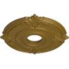 image18quotOD x 4quotID x 58quotP Attica Ceiling Medallion Fits Canopies up to 5quotGold Rush Metallic Series