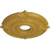 image18quotOD x 4quotID x 58quotP Attica Ceiling Medallion Fits Canopies up to 5quotIridescent Gold Metallic Series