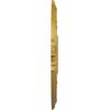 image18quotOD x 4quotID x 58quotP Attica Ceiling Medallion Fits Canopies up to 5quotIridescent Gold Metallic Series