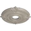 image18quotOD x 4quotID x 58quotP Attica Ceiling Medallion Fits Canopies up to 5quotPearl White Metallic Series