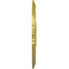 image18quotOD x 4quotID x 58quotP Attica Ceiling Medallion Fits Canopies up to 5quotRich Gold Metallic Series