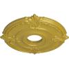 image18quotOD x 4quotID x 58quotP Attica Ceiling Medallion Fits Canopies up to 5quotRich Gold Metallic Series
