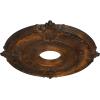 image18quotOD x 4quotID x 58quotP Attica Ceiling Medallion Fits Canopies up to 5quotRust Metallic Series