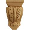 image2 14quotW x 2 14quotD x 4 14quotH Extra Small Acanthus Wood Corbel AlderAlder