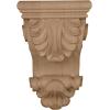 image2 14quotW x 2 14quotD x 4 14quotH Extra Small Acanthus Wood Corbel AlderAlder