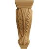 image2 14quotW x 2 14quotD x 4 14quotH Extra Small Acanthus Wood Corbel AlderAlder