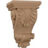 image2 14quotW x 2 14quotD x 4 14quotH Extra Small Acanthus Wood Corbel AlderAlder
