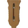 image2 14quotW x 2 14quotD x 4 14quotH Extra Small Acanthus Wood Corbel AlderCherry