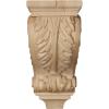image2 14quotW x 2 14quotD x 4 14quotH Extra Small Acanthus Wood Corbel AlderCherry