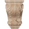 image2 14quotW x 2 14quotD x 4 14quotH Extra Small Acanthus Wood Corbel AlderCherry