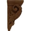 image2 14quotW x 2 14quotD x 4 14quotH Extra Small Acanthus Wood Corbel AlderCherry