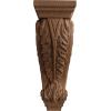 image2 14quotW x 2 14quotD x 4 14quotH Extra Small Acanthus Wood Corbel AlderMahogany