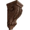 image2 14quotW x 2 14quotD x 4 14quotH Extra Small Acanthus Wood Corbel AlderMahogany