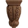 image2 14quotW x 2 14quotD x 4 14quotH Extra Small Acanthus Wood Corbel AlderMahogany