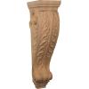 image2 14quotW x 2 14quotD x 4 14quotH Extra Small Acanthus Wood Corbel AlderMahogany