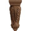 image2 14quotW x 2 14quotD x 4 14quotH Extra Small Acanthus Wood Corbel AlderMahogany