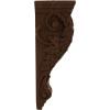 image2 14quotW x 2 14quotD x 4 14quotH Extra Small Acanthus Wood Corbel AlderMahogany