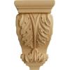 image2 14quotW x 2 14quotD x 4 14quotH Extra Small Acanthus Wood Corbel AlderMaple