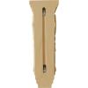 image2 14quotW x 2 14quotD x 4 14quotH Extra Small Acanthus Wood Corbel AlderMaple
