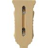 image2 14quotW x 2 14quotD x 4 14quotH Extra Small Acanthus Wood Corbel AlderMaple