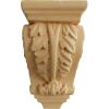 image2 14quotW x 2 14quotD x 4 14quotH Extra Small Acanthus Wood Corbel AlderMaple