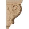 image2 14quotW x 2 14quotD x 4 14quotH Extra Small Acanthus Wood Corbel AlderMaple