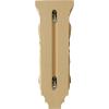 image2 14quotW x 2 14quotD x 4 14quotH Extra Small Acanthus Wood Corbel AlderMaple