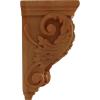 image2 14quotW x 2 14quotD x 4 14quotH Extra Small Acanthus Wood Corbel AlderRed Oak