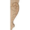image2 14quotW x 2 14quotD x 4 14quotH Extra Small Acanthus Wood Corbel AlderRed Oak