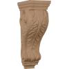 image2 14quotW x 2 14quotD x 4 14quotH Extra Small Acanthus Wood Corbel AlderRed Oak