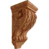 image2 14quotW x 2 14quotD x 4 14quotH Extra Small Acanthus Wood Corbel AlderRed Oak