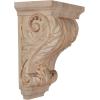 image2 14quotW x 2 14quotD x 4 14quotH Extra Small Acanthus Wood Corbel AlderRed Oak
