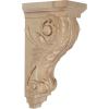 image2 14quotW x 2 14quotD x 4 14quotH Extra Small Acanthus Wood Corbel AlderRed Oak
