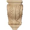 image2 14quotW x 2 14quotD x 4 14quotH Extra Small Acanthus Wood Corbel AlderRed Oak