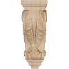 image2 14quotW x 2 14quotD x 4 14quotH Extra Small Acanthus Wood Corbel AlderRed Oak